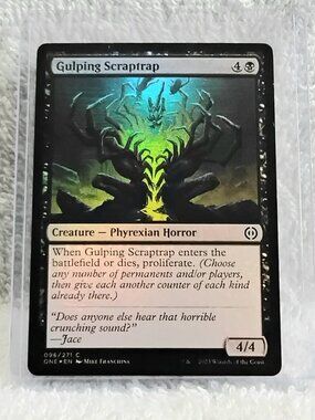 5/$20 Mint 2023 MTG Gulping Scraptrap C Foil Card 096/271 Deckmaster!!